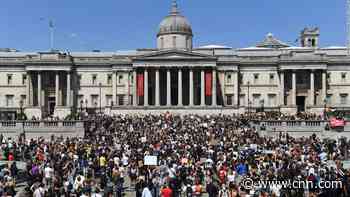 Protests spread outside US Embassy in London