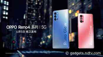Oppo Reno 4 Series Launching on June 5, Pre-Orders Already Live via JD.com