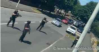 Drugs, cash and firearm recovered in armed police raid in Gendros - WalesOnline