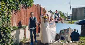 North Wales couple marry in their own flat in lockdown Zoom wedding - Daily Post