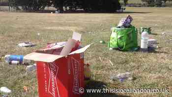 'Appalling': Littering at Greenwich and Bexley parks slammed