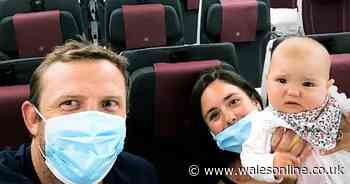 Hadleigh Parkes' eerie goodbye as he leaves Wales and heads into quarantine