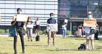 Black Lives Matter protest held on Swansea's Museum Green