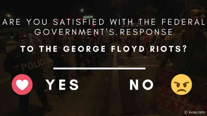 President Trump demands tougher crackdowns on George Floyd riots