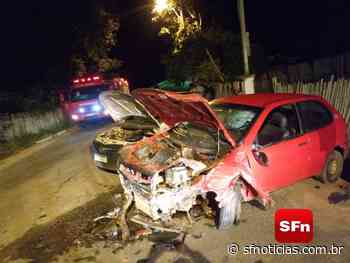 Colisão entre carros deixa dois feridos em Funil, distrito de Cambuci - SF Notícias