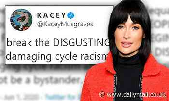 Kacey Musgraves vows to break 'disgusting' cycle of racism
