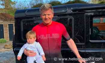 Gordon Ramsay shares adorable photo of baby Oscar on a motorbike