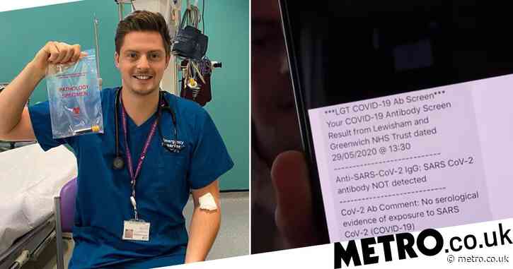 Dr Alex George is ‘disappointed’ he doesn’t have coronavirus antibody as he reveals test results