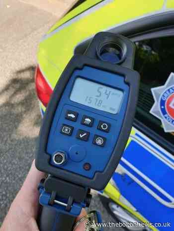 Driver clocked at 54mph on road as GMP cracks down on speed