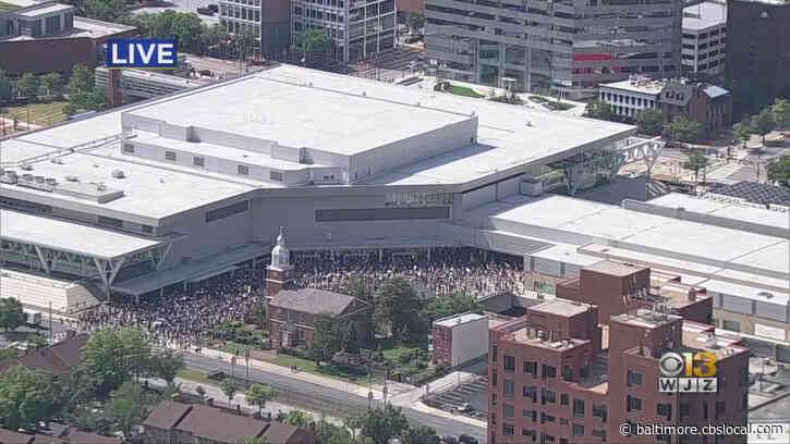 George Floyd Death: Thousands Gather As Protests Continue In Baltimore Monday