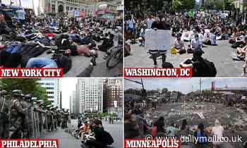 Protests held in New York and Washington DC after riots broke out