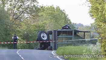 Child taken to hospital by air ambulance after Co Antrim crash between car and tractor