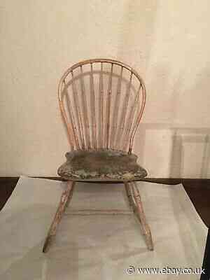 Original Antique 1700’s E.B. Tracy Windsor Chair-Must see!
