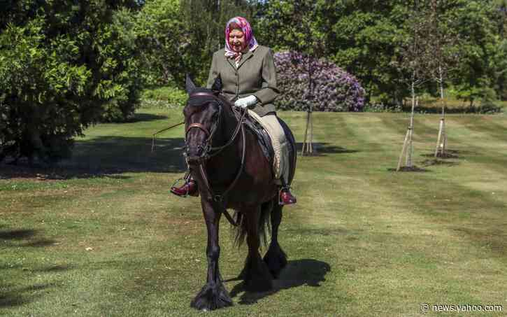 Queen relaxes with a special horse ride in first public appearance since lockdown
