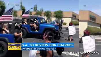 D.A. to review for charges after protestor hit by Jeep at Visalia march