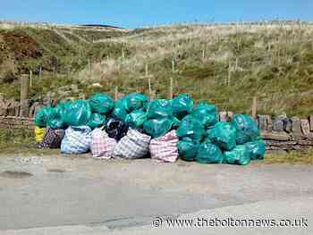 Flytipping fury: Bury Council rubbish bin dumped in Bolton