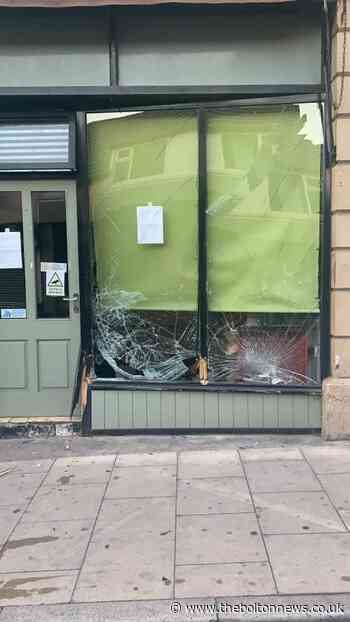 Horwich greengrocers badly damaged after car crashes on Winter Hey Lane