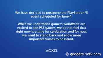 Sony PlayStation 5 Event Delayed Amid US Unrest