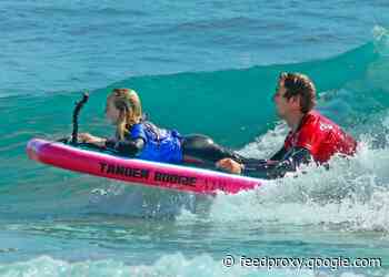 Tandem Boogie inflatable body board for two