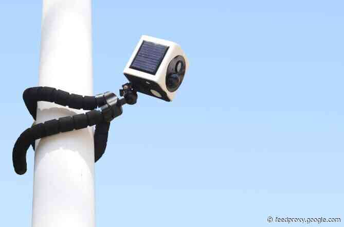 EyeCube solar powered wireless security camera