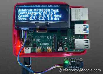 Raspberry Pi  OLED  monochrome bonnet