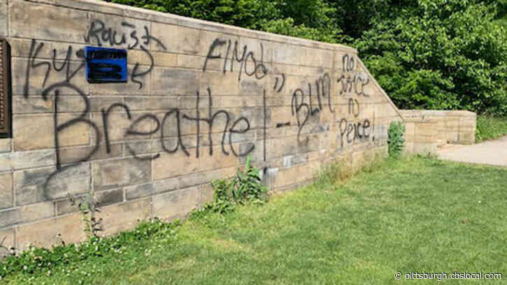 ‘We Are Reading Their Pain’; Highland Park Vandalized With Graffiti Amid Ongoing Pittsburgh Protests