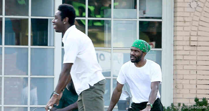 Frank Ocean & Tyler the Creator Go For a Bike Ride Together
