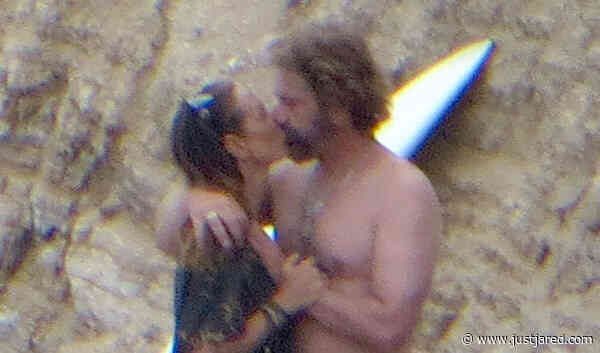 Gerard Butler Makes Out with Girlfriend Morgan Brown at the Beach in Malibu