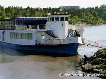 ‘We’re crossing our fingers’: Edmonton Riverboat taken to Whitemud Park for repairs - Edmonton Journal