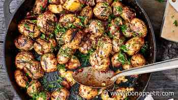 Miso-y Grilled Potatoes