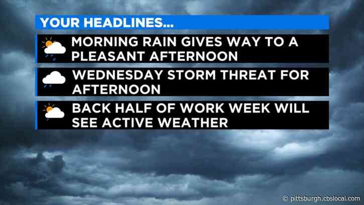 Pittsburgh Weather: Morning Rain, Potential For Severe Weather On The Way