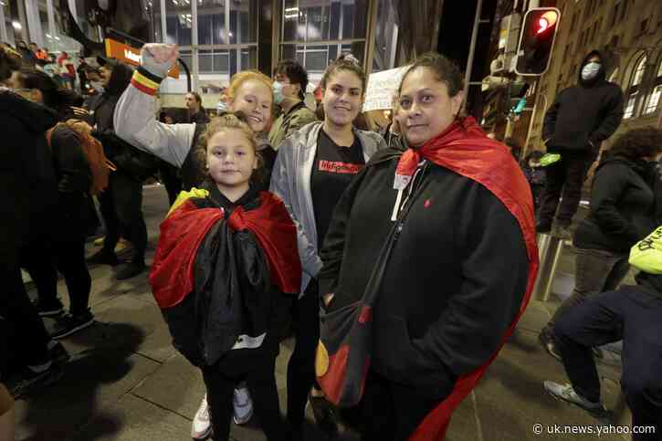 Protesters in Sydney call for change in race relations