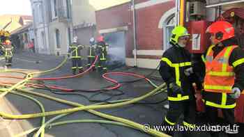 Un feu de garage vite maîtrisé, à Arras sud, dimanche, en début de soirée - La Voix du Nord