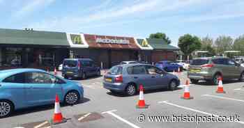 In pictures - Huge queues as McDonald's reopens near Bristol