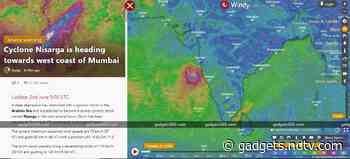 Cyclone Nisarga: Windy.com Shows You What to Expect, Cyclone Expected to Make Landfall June 3