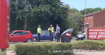 Police at McDonald's drive-thru as staff 'warned of shutdown'