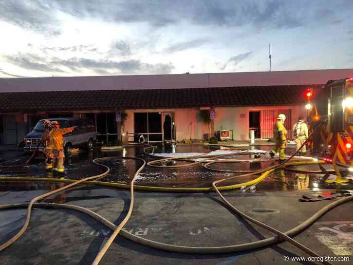 Fire damages Costa Mesa business-complex units