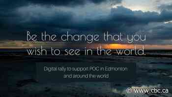 Home is where the rally is — and where end to racism starts, Edmonton comedian says