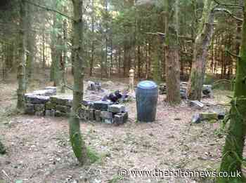 Teenagers start bonfire and damage dry stone wall in Delph Reservoir woods