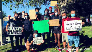 New Mexico State men's basketball team protests in memory of George Floyd