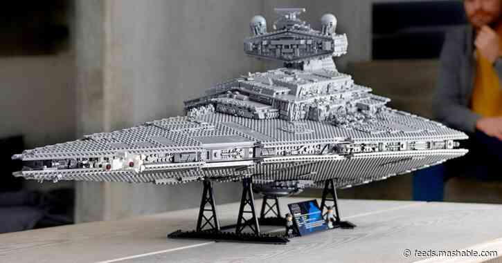 Need a project? How about this massive Lego Imperial Star Destroyer.