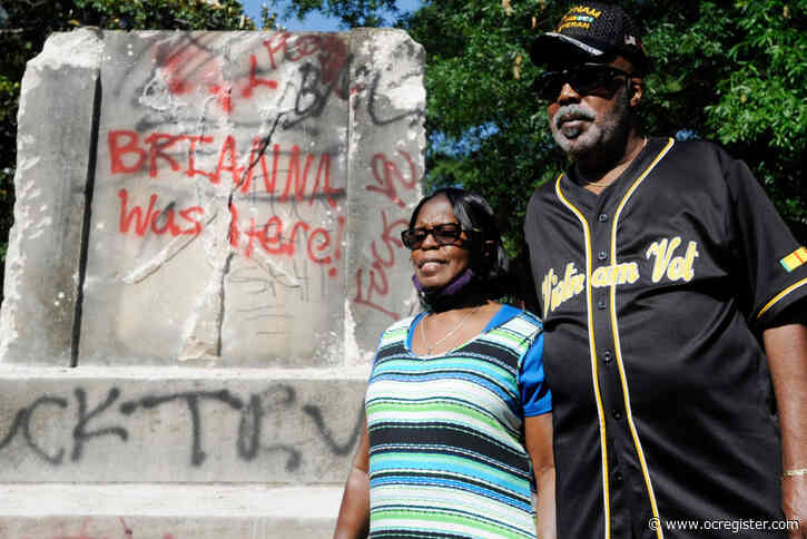 Confederate monuments targeted by protests come down