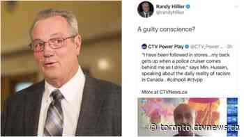 Ontario MPP under fire for tweet appearing to trivialize minister's experience with racism
