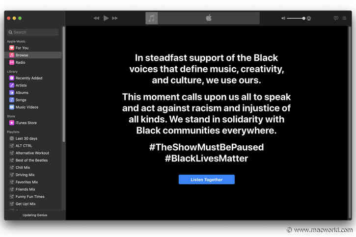 Apple Music participates in Black Out Tuesday, but you can still access your Library