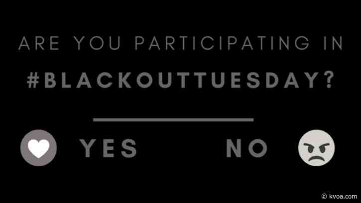 Social media, music goes black in support of Black Lives Matter movement