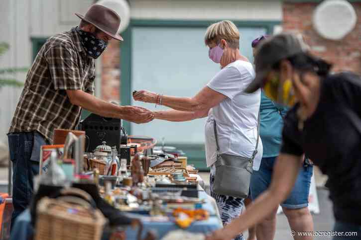 Bit by the shopping bug: Tustin Flea Market comes to life after three-month hibernation