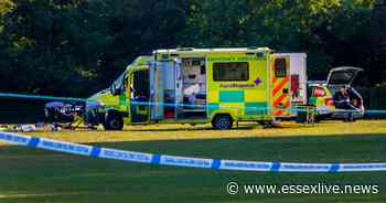 Chelmer Park: Pictures show police cordon and paramedics at Chelmsford incident - Essex Live