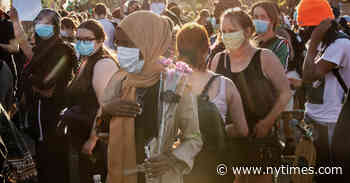 The Medical Mask Becomes a Protest Symbol - The New York Times