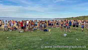 Call for travel restrictions to halt scenes like this as young people urged 'act responsibly'
