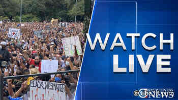 LIVE: Rally for George Floyd underway in downtown Houston